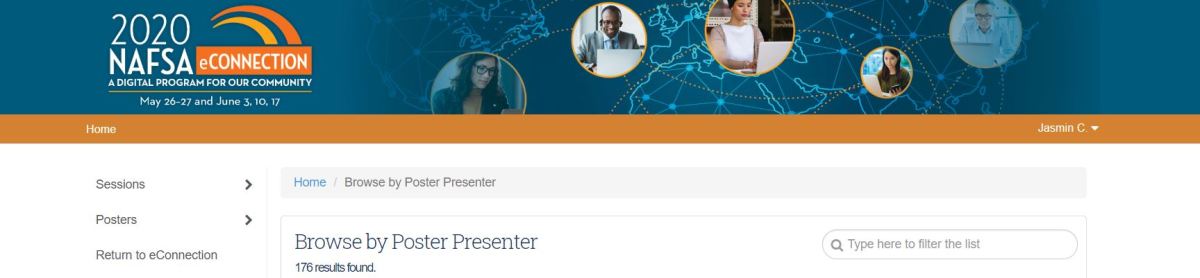 Prof. Jasmin Cowin at the 2020 NAFSA eConnection On-Demand Content&nbsp;Area!