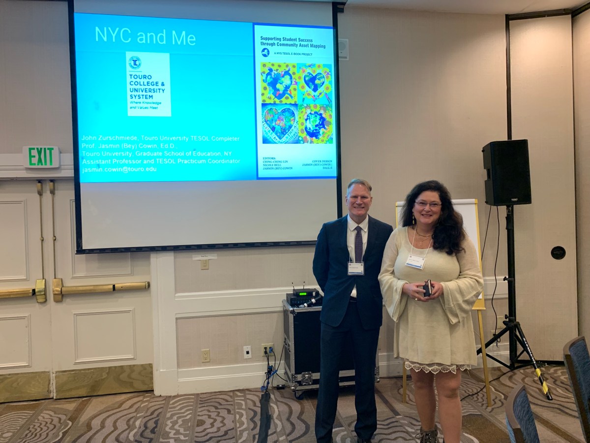 John Zurschmiede & Dr. Jasmin (Bey) Cowin present ”Community Asset Mapping and Linguistically Diverse Learners” at the NTSTESOL 52nd Annual Conference, “Shifting Teaching Paradigms: Examining Inclusive and Dynamic Practices,” November 2-5, 2022, White Plains,&nbsp;NY